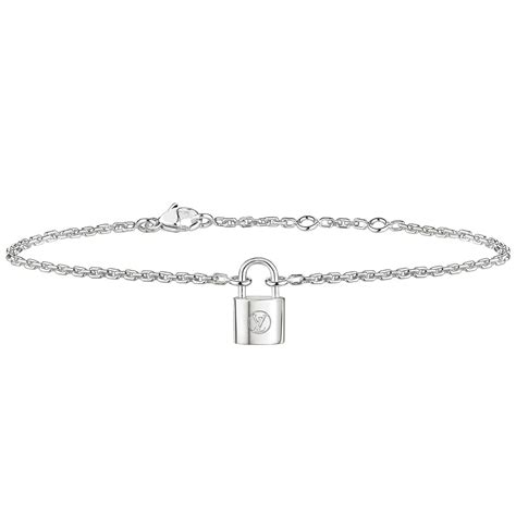 silver lockit color bracelet sterling silver louis vuitton